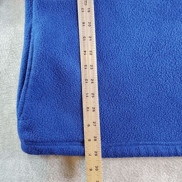 Kansas Jayhawks Jacket Mens Large Blue Vintage Pro Edge NCCA Basketball 1/4 Zip - Picture 4 of 9